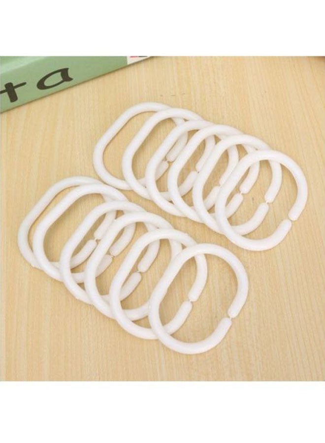 ديلز فور لس ستارة حمام مزودة بخطافات للتعليق ومزينة بطبعة أوراق شجر أبيض/أخضر/بني 165x180Ø³Ù†ØªÙŠÙ…ØªØ± - Image 3