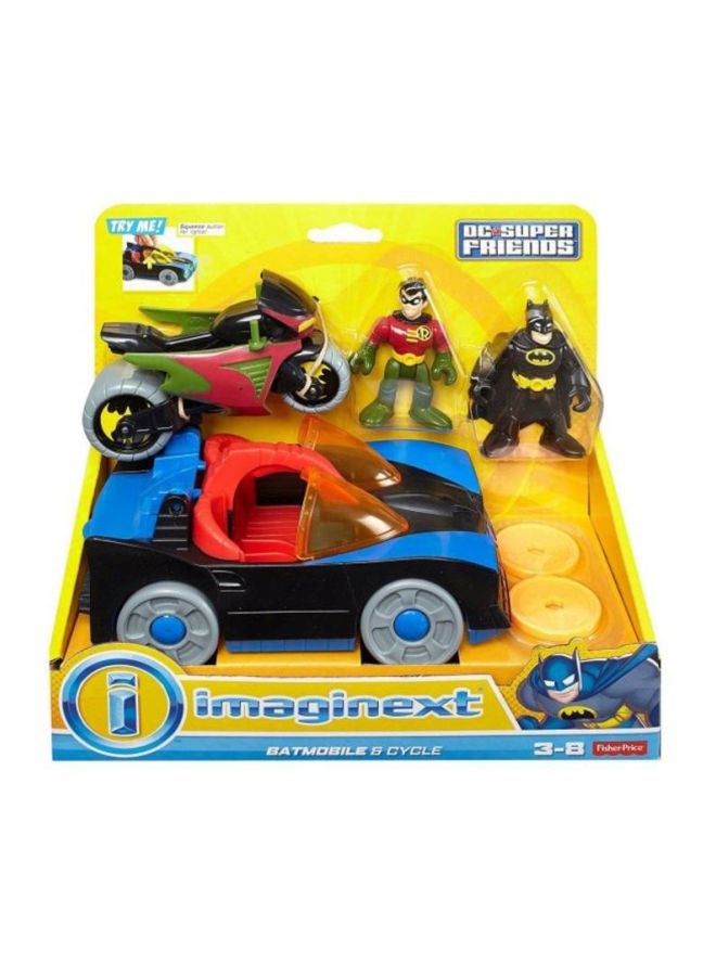Fisher-Price - Imaginext Batmobile And Cycle Set CGL38 - Image 1