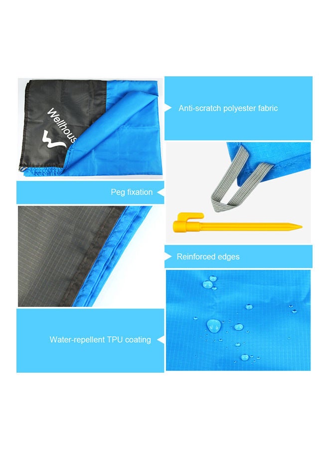 Generic Waterproof Beach Blanket Outdoor Portable Picnic Mat 16*7*7cm  - Image 4