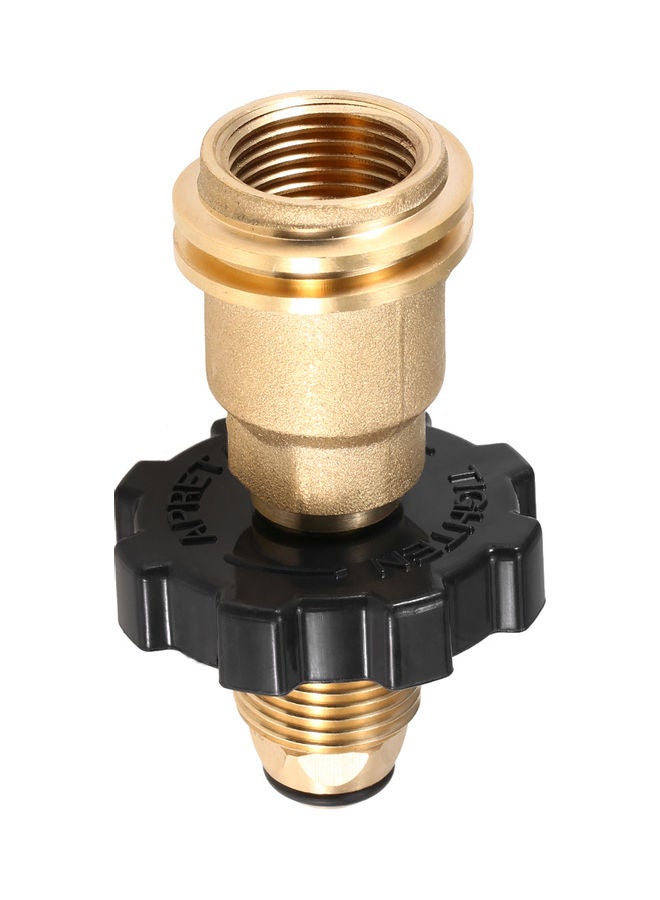 Propane Tank Adapter Solid Brass Regulator Valve Converter 9*5*5cm