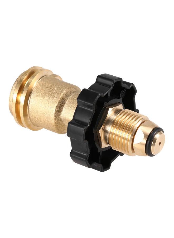 Propane Tank Adapter Solid Brass Regulator Valve Converter 9*5*5cm