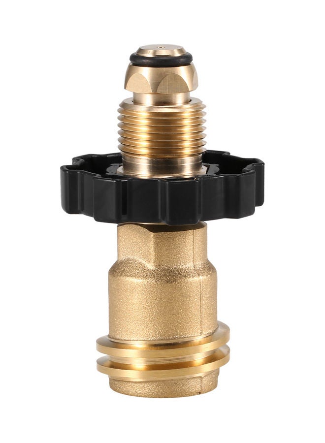 Propane Tank Adapter Solid Brass Regulator Valve Converter 9*5*5cm