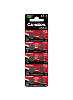 Camelion 10-Piece Alkaline AG13-BP10 Batteries Set Multicolour 