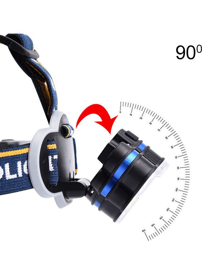 8 LED Headlight COB Long Shot Head Mounted Flashlight 12.5*9*9.5cm - Image 2