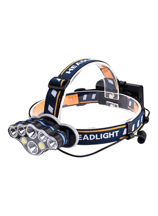 8 LED Headlight COB Long Shot Head Mounted Flashlight 12.5*9*9.5cm - Image 5