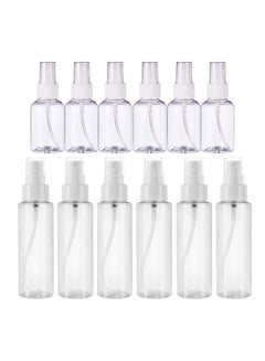 Premify 12-Piece Spray Bottle Clear 50/100ml  - Image 1