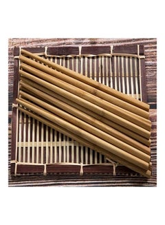 Premify 10 Pair Of Bamboo Chopsticks Brown 24cm  - Image 4