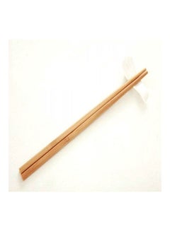 Premify 10 Pair Of Bamboo Chopsticks Brown 24cm  - Image 5