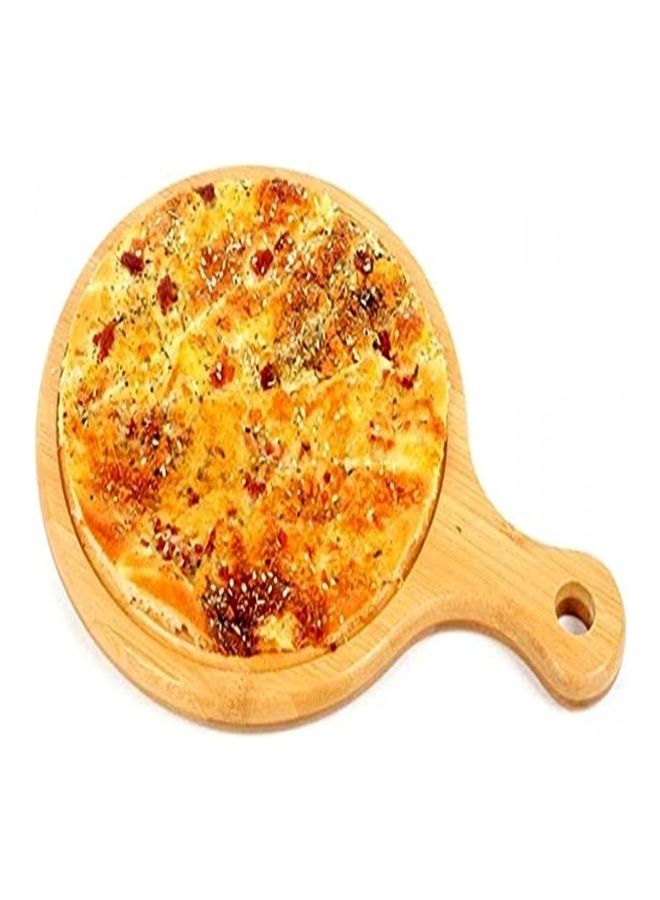Premify Wooden Pizza Serving Plate Brown 11.4inch  - Image 2
