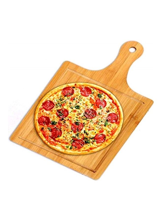 بريميفي طبق تقديم البيتزا من الخشب بني 9.5x14.2بوصة - Image 2
