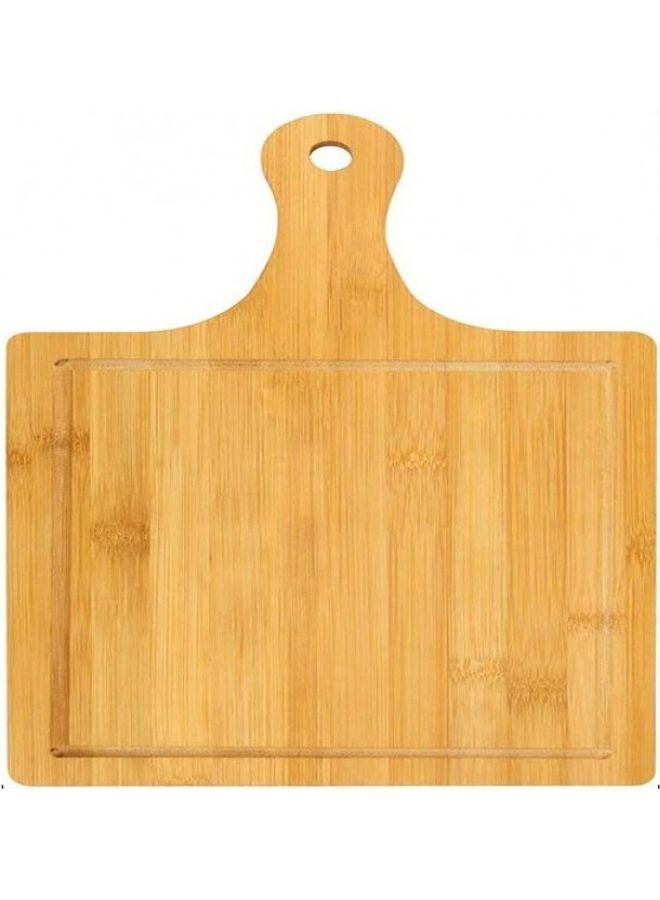 بريميفي طبق تقديم البيتزا من الخشب بني 9.5x14.2بوصة - Image 1