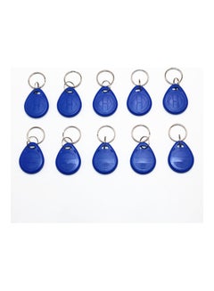 Generic 11-Piece 3-In-1 Handheld RFID ID Card Copier Writer Duplicator And Key Card Set Blue  - Image 4