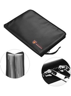 Generic Fireproof Expanding File Folder Bag Black  - Image 1