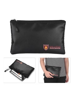 Generic Fireproof Document Bag Black  - Image 3