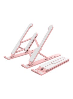 Generic Foldable 6-Angle Adjustable Laptop Stand Pink  - Image 5