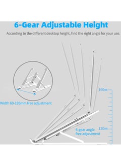 Generic Foldable 6-Angle Adjustable Laptop Stand Pink  - Image 4