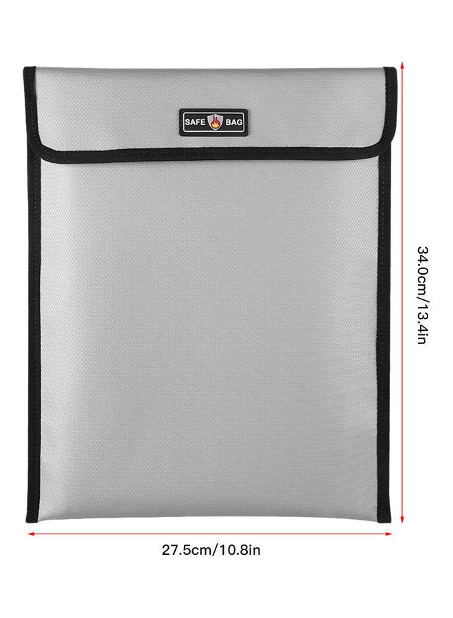 Generic - Fireproof Document Folder Silver - Image 1