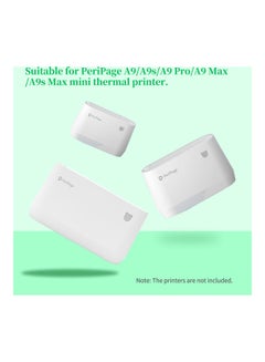 PeriPage Pack Of 3 Self-Adhesive Sticky Thermal Paper White  - Image 5