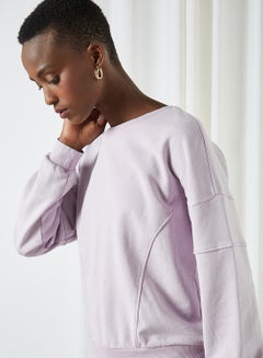 Drop Shoulder Sweatshirt Orchid Bloom - v1612466349/N43713336V_4