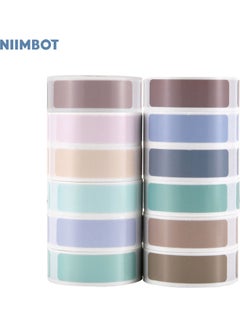 Generic Pack Of 12 Thermal Printing Label Paper Multicolour  - Image 2