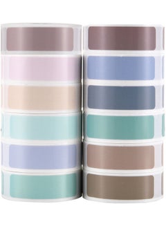 Generic Pack Of 12 Thermal Printing Label Paper Multicolour  - Image 3