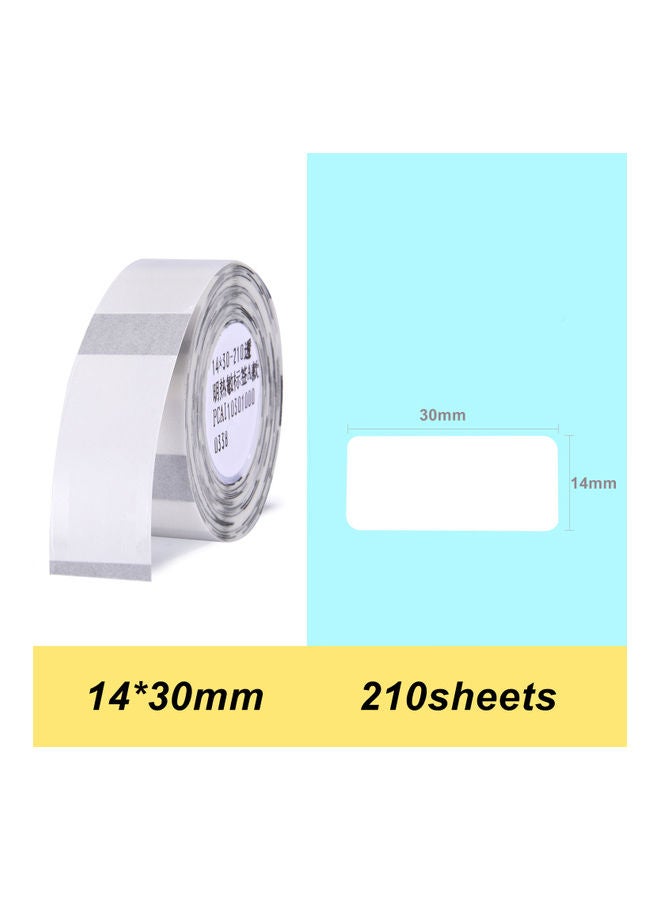 210 Sheets Thermal Printing Label Paper Clear