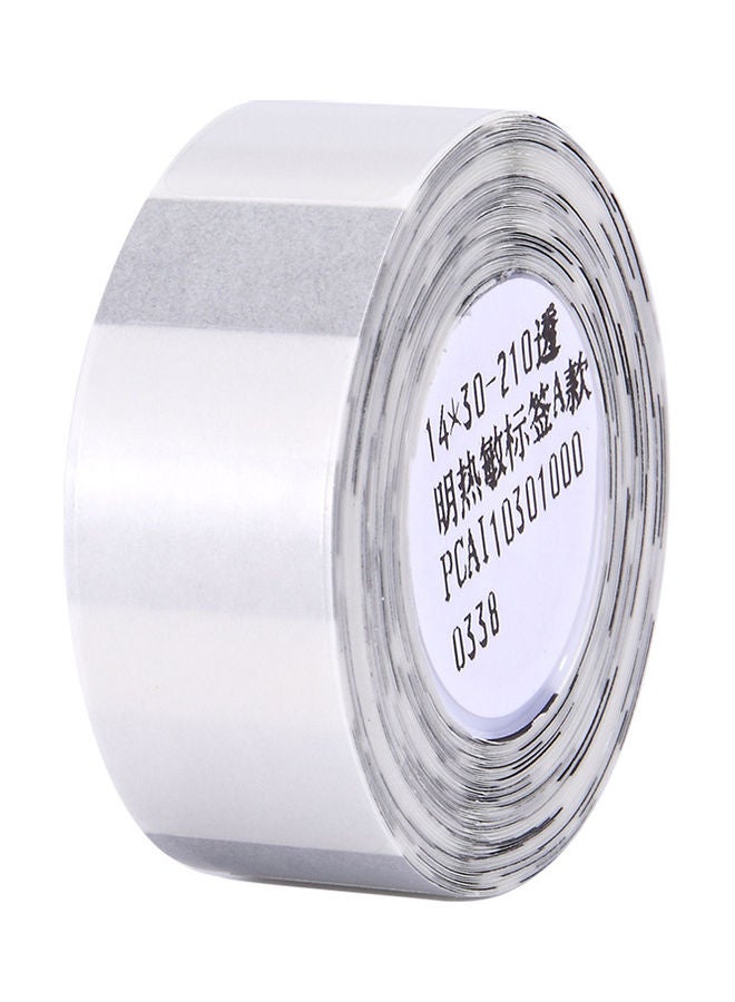 210 Sheets Thermal Printing Label Paper Clear