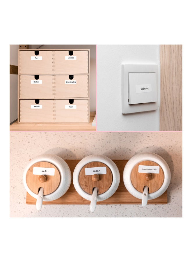 أيبيسي لفة ورق ملصقات ملون ذاتي اللصق للطابعة الحرارية أبيض - Image 4