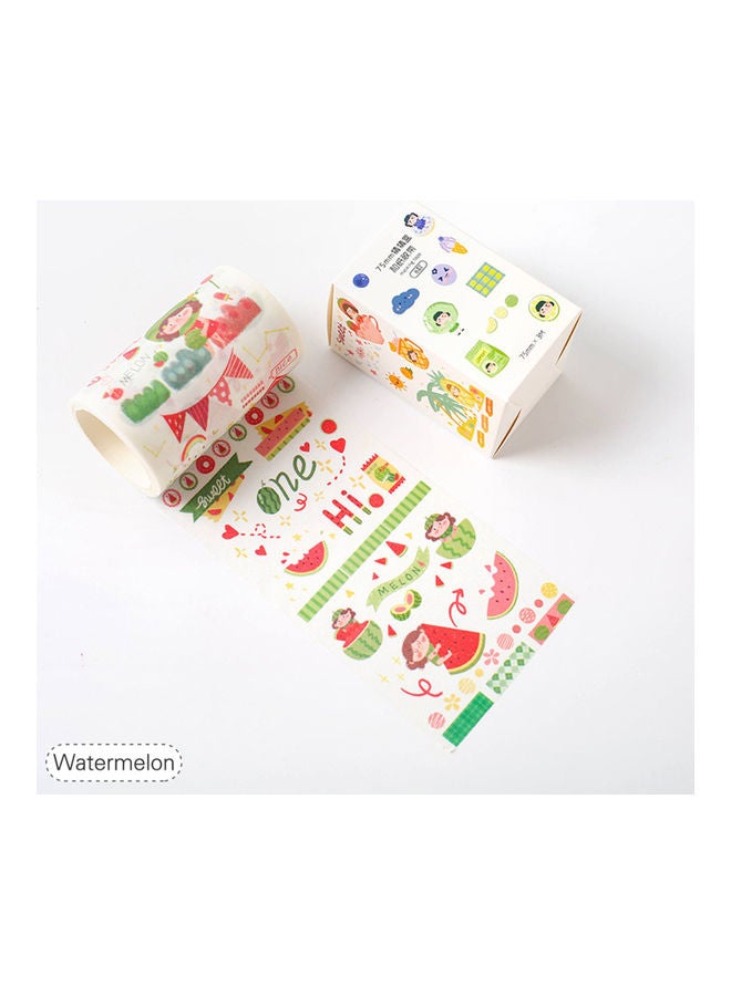 Generic Paper Washi Tape Watermelon 