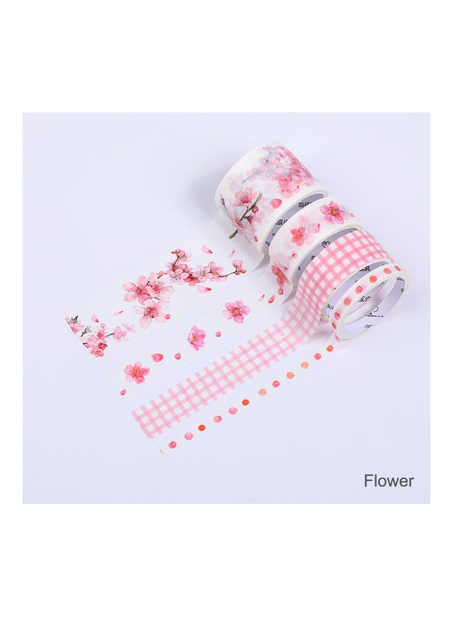 4-Piece Washi Tape Roll Flower