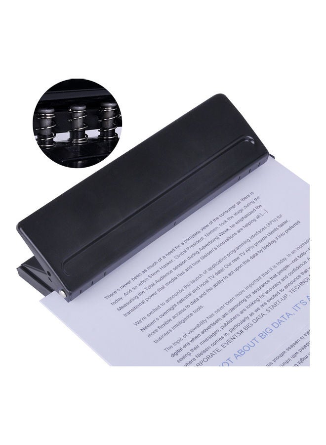 Kw-trio 6-Hole Desktop Puncher Black  - Image 1