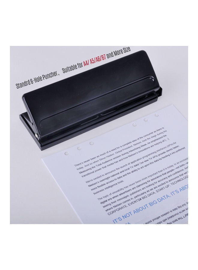Kw-trio 6-Hole Desktop Puncher Black  - Image 4