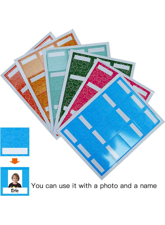 School Classroom Attendance Pocket Chart Kit Red/Blue - Image 2
