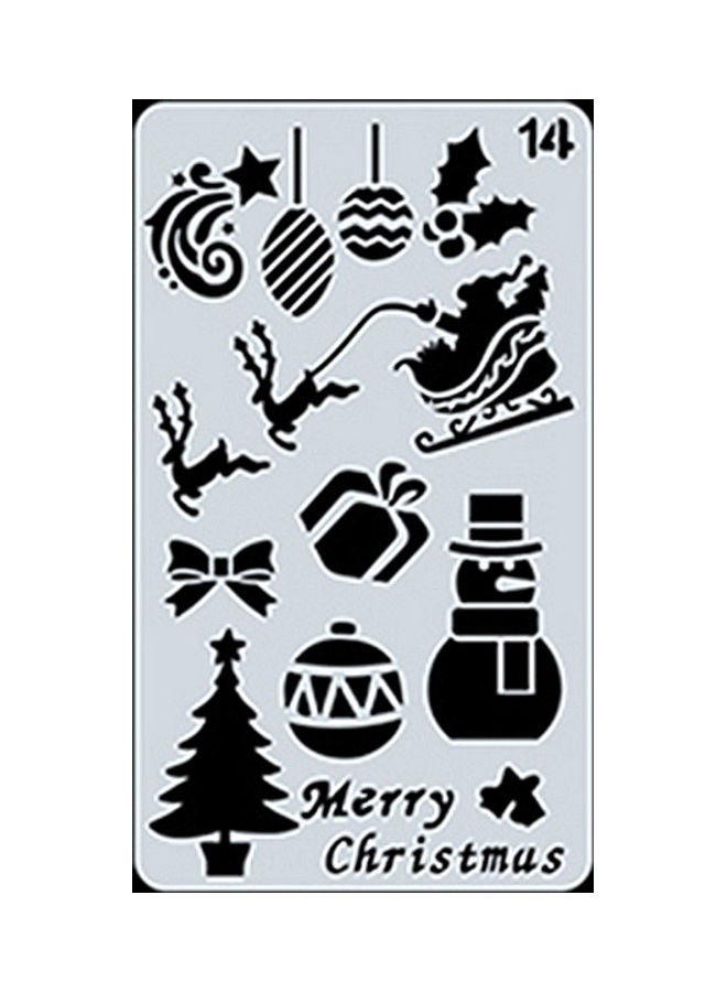 Hollow Out Design Drawing Stencils White