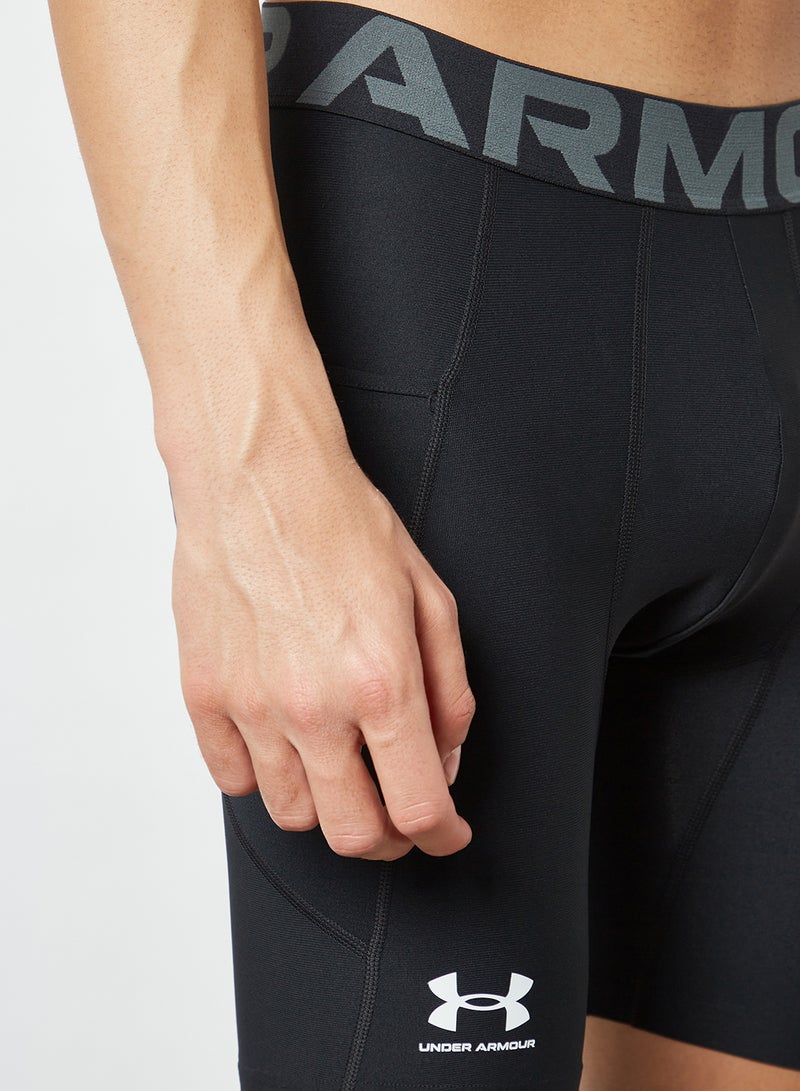 اندر ارمر شورت مطاطي هيت جير أرمور أسود - Image 3