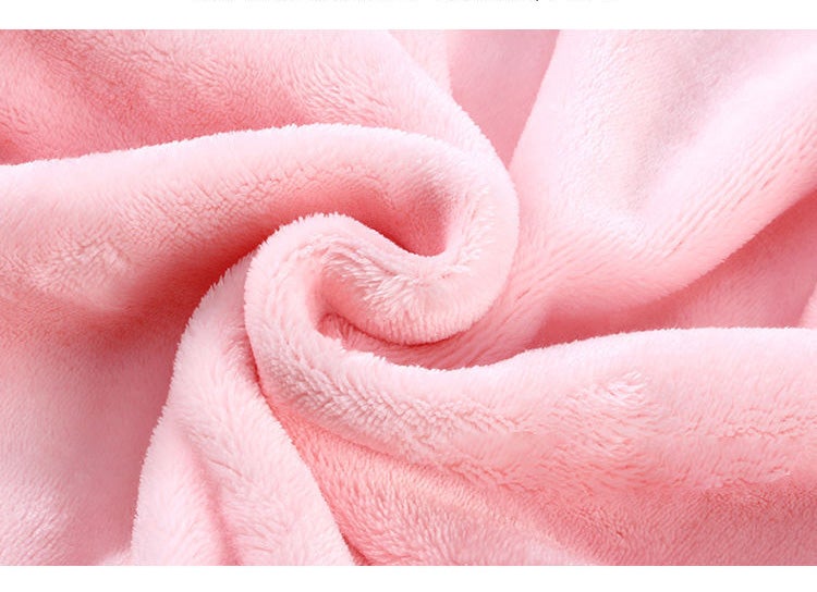 JOLLY - Plain Belted Bathrobe Pink - Image 1