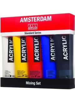 AMSTERDAM Pack Of 5 Acrylic Standard Series Paint 