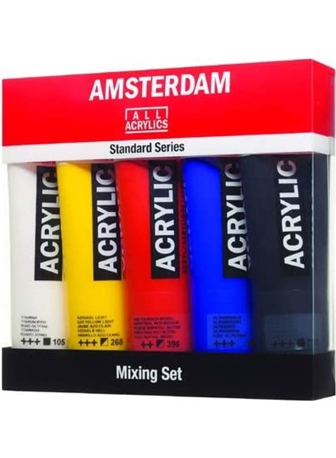 Pack Of 5 Acrylic Standard Series Paint