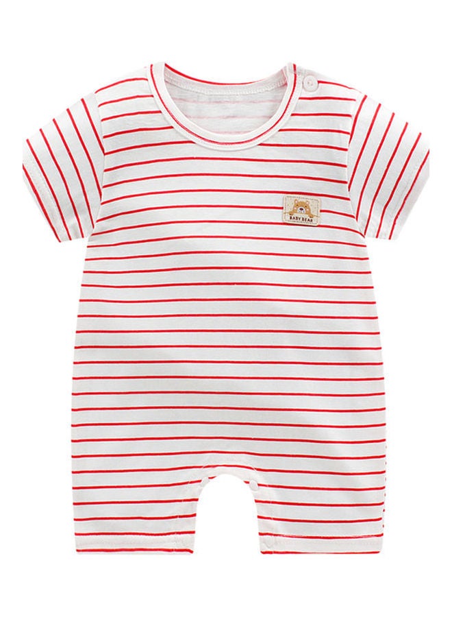 Generic - Short Sleeve Jumpsuit for Baby Red - Image 1