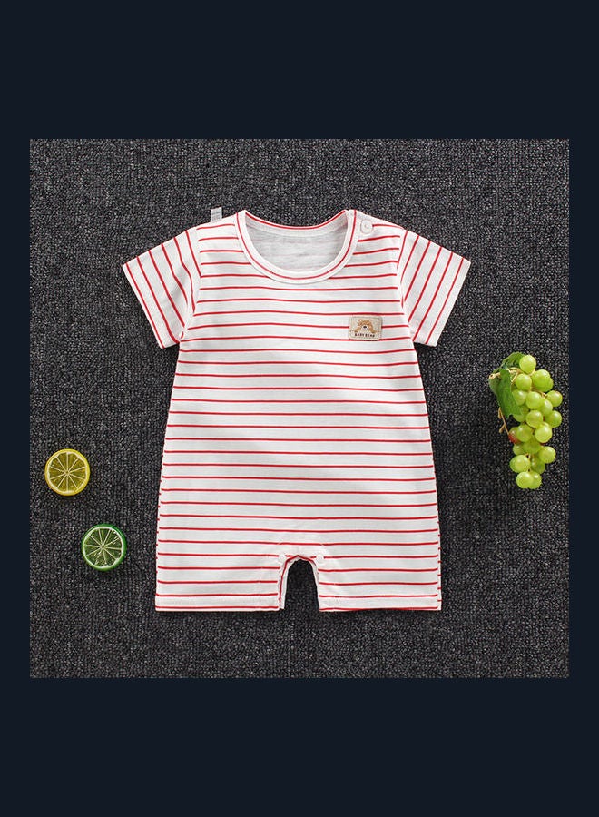 Generic - Short Sleeve Jumpsuit for Baby Red - Image 1