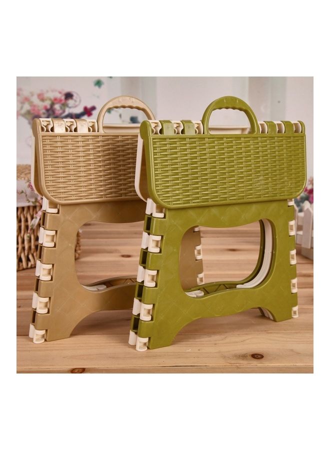 Portable Folding Comfortable Plastic Chair Multicolour 250x185x200mm - Image 1