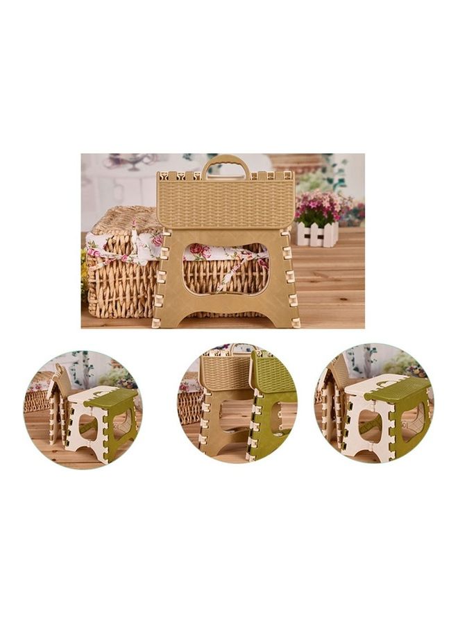 Portable Folding Comfortable Plastic Chair Multicolour 250x185x200mm - Image 3