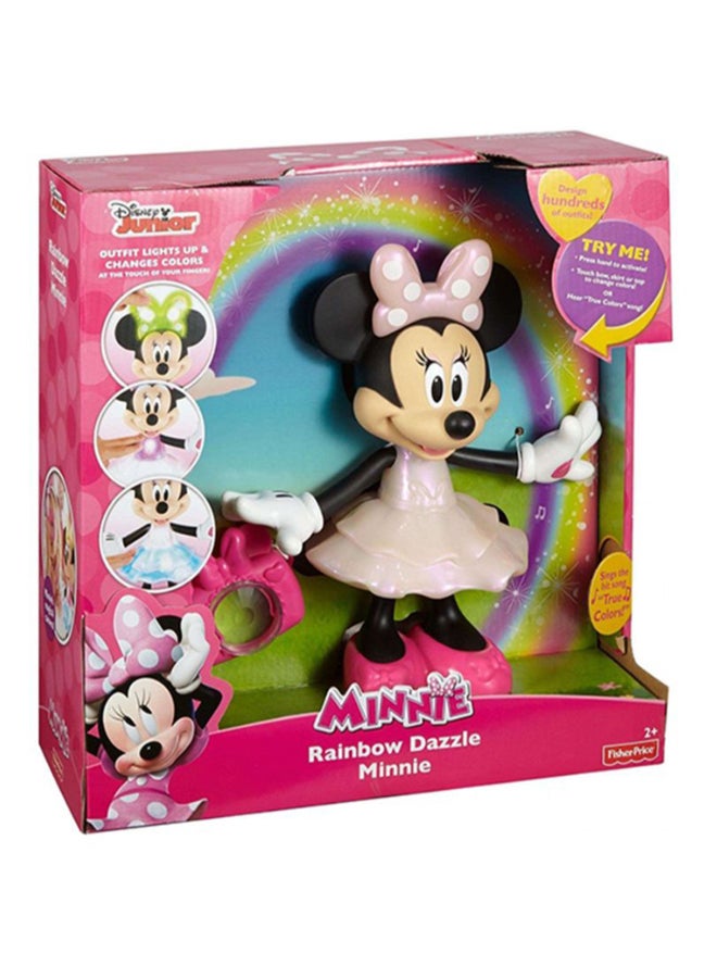 Fisher-Price Rainbow Dazzle Minnie With Purse Playset 10inch  - Image 2
