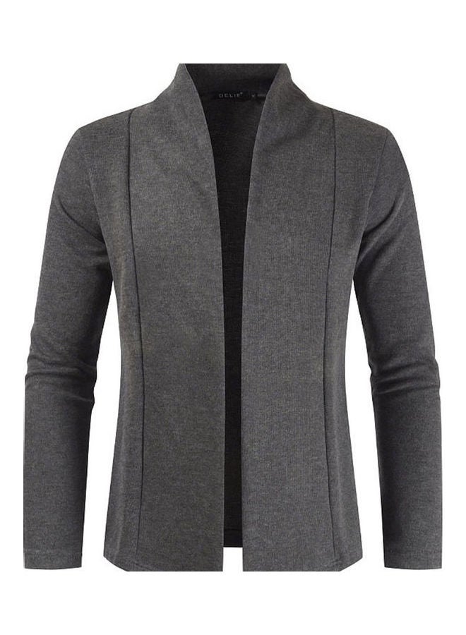 Simple Slim Jacket Light Grey  - Image 1