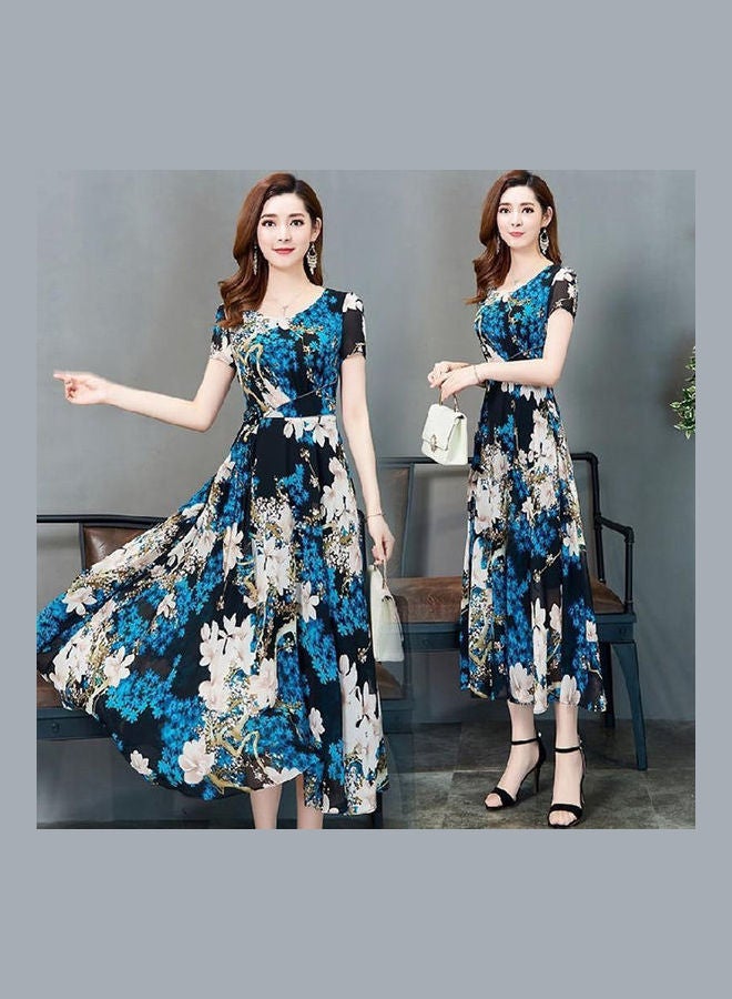 Short-sleeve Printing Dress Multicolour - Image 3