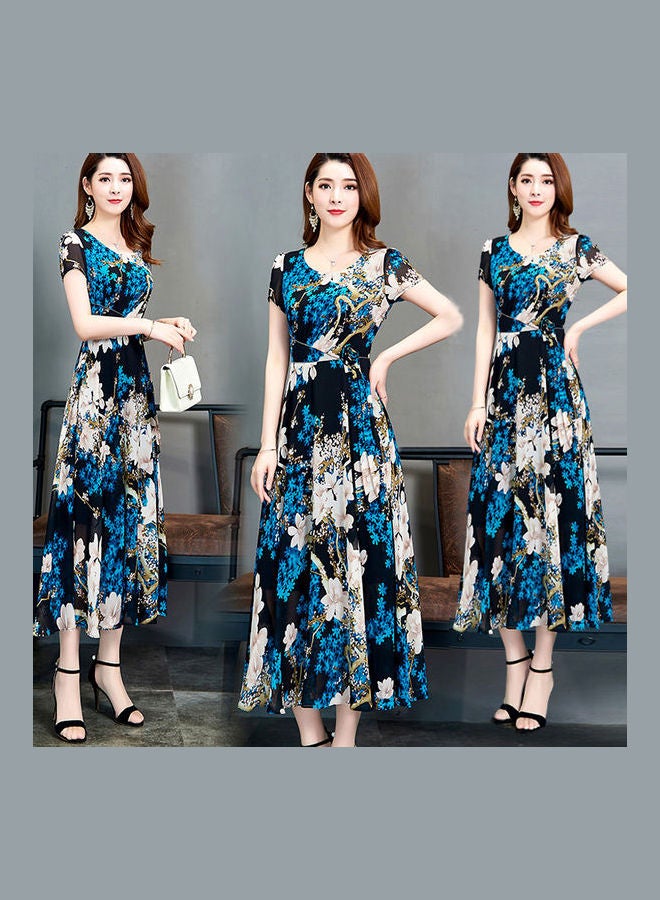 Short-sleeve Printing Dress Multicolour - Image 5