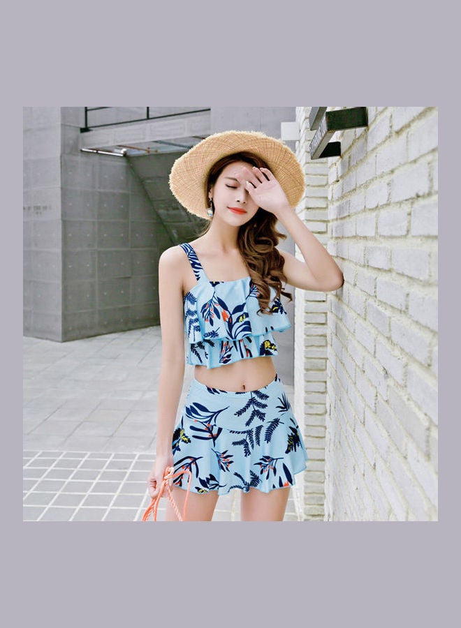 2-Piece Swimsuit Bikini Light Blue - Image 3