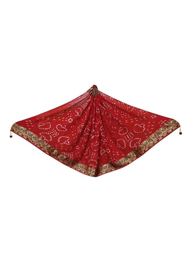 Generic - Self Print Premium Cotton Unstitched Suit multicolour - Image 1