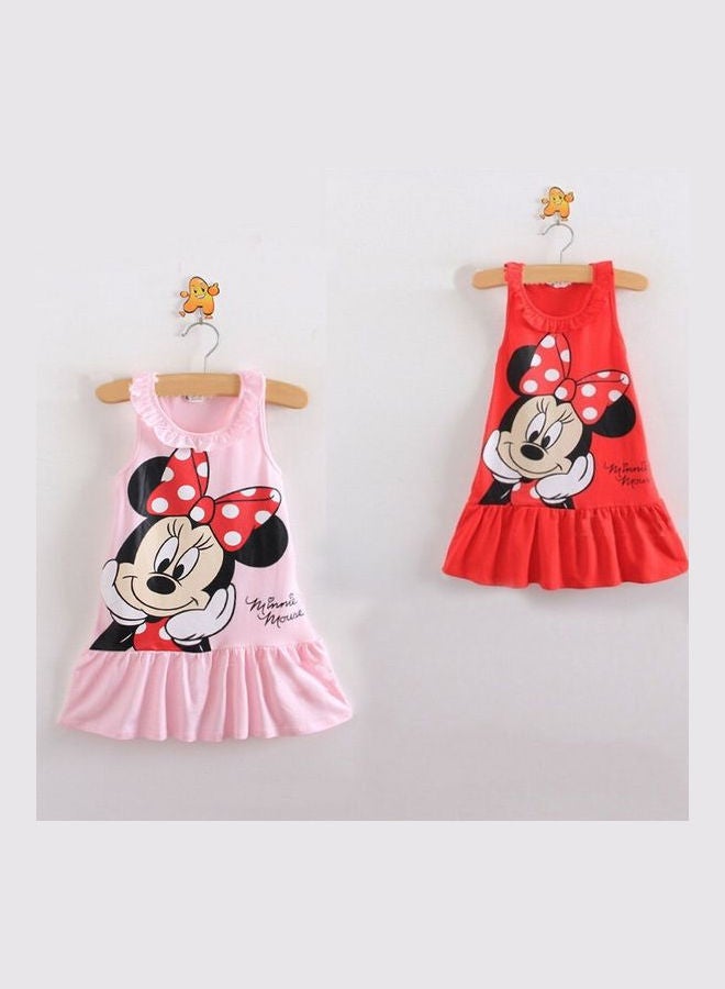 Baby Summer Minnie Dress Pink - Image 2