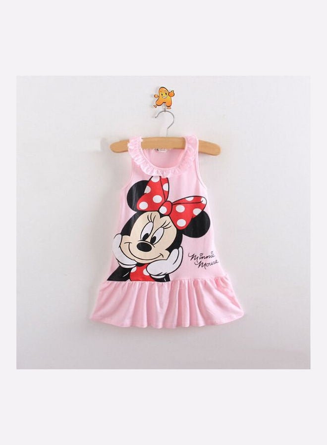 Baby Summer Minnie Dress Pink - Image 1